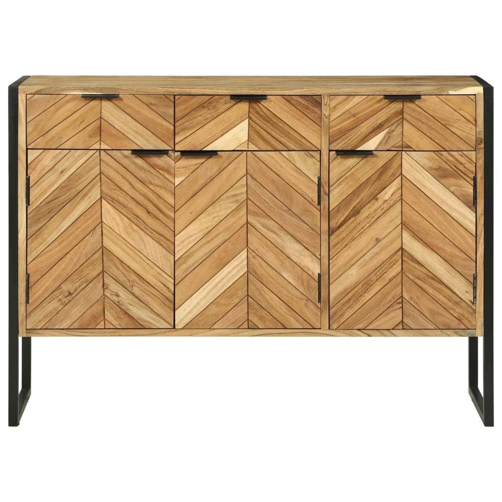 Credenza 100 x 30 x 75 cm Legno massello di acacia 374109