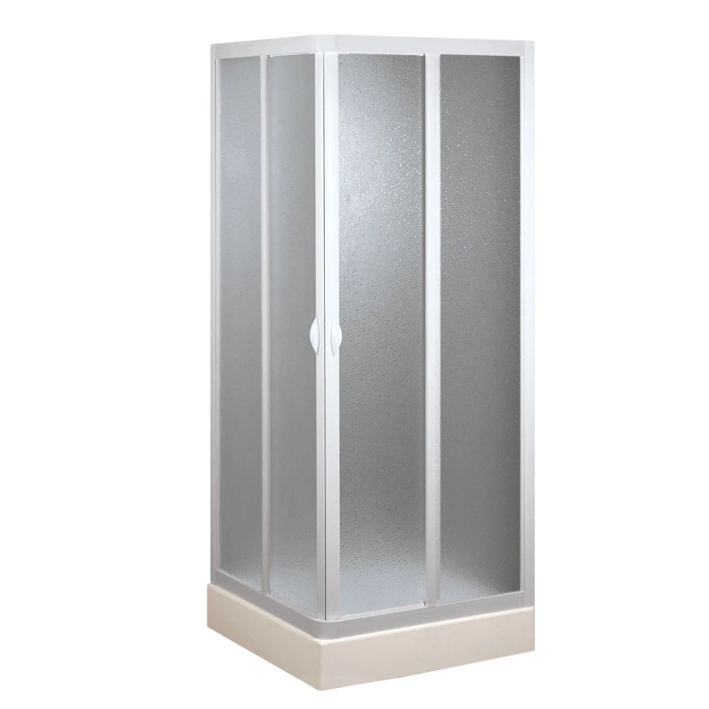Box doccia 80x80 CM in Acrilico mod.Venere con apertura centrale
