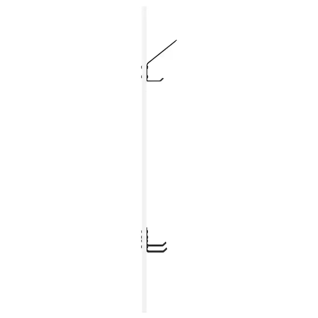 Appendiabiti a muro A parete Bianco 20 x 1,5 x 100 cm 874459