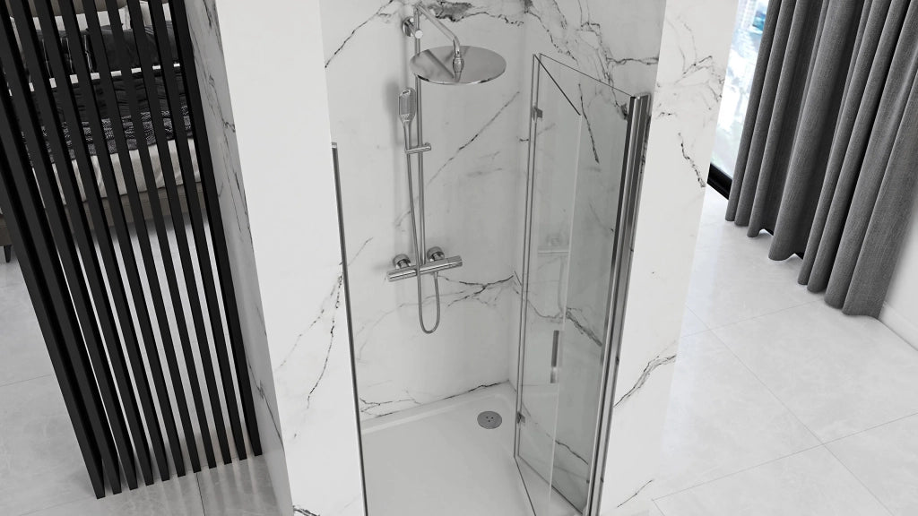 Porta Doccia Rea Molier Chrome + Profilo 90