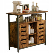 Credenza/Credenza con ripiani aperti, Marrone, Cucina Loft Retrò
