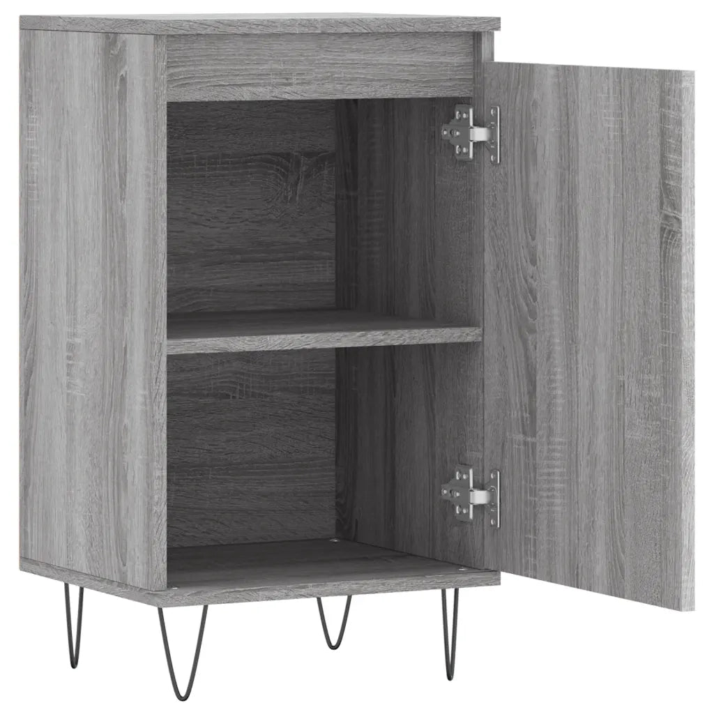 Credenze 2 pz Grigio Sonoma 40x35x70 cm in Legno Multistrato 831065