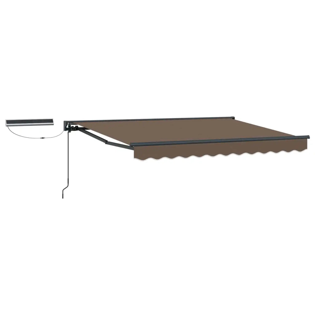 Tettuccio Elettrico Retrattile Tortora 4 x 2 m 3425819