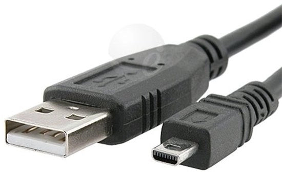 Cavo USB UC-E6 per Nikon Coolpix 2100 2200 3100 3200 - Nero