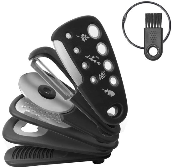 Set di Cucina 6 pezzi - Resistenti alla Lavastoviglie - Cucina in Acciaio Inossidabile - Scolapasta - Flessiera - Facile da Pulire - Accessori Cucina
