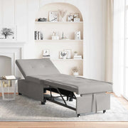 Divano Letto Estraibile-Sofa Letto-Daybed Grigio chiaro 194 x 67 x 82 cm
