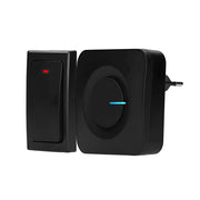 Campanello Senza Fili Cinetico Impermeabile IP44 Portata Fino a 200 metri Nero Alecto