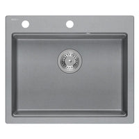 Lavello In Granito Kurt 110 Workstation Grey Metallic