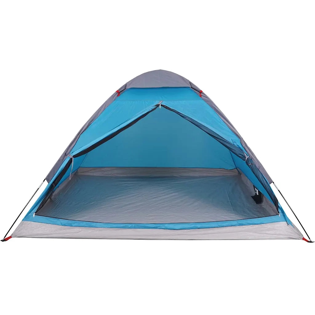 Tenda da Campeggio a Cupola per 2 Persone Blu Impermeabile
