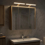 Mobiletto per specchio da bagno Rovere Artigianale