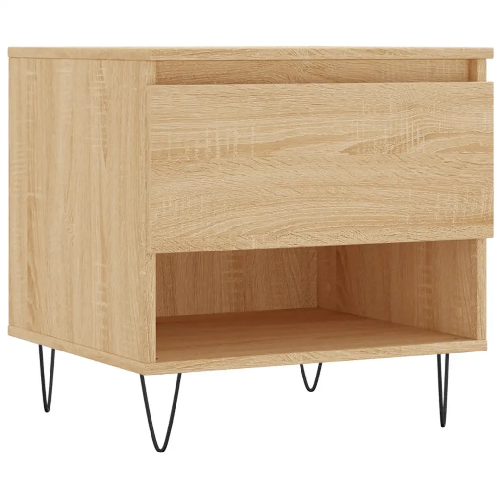 2 pz Tavolini salotto | Tavolino da caff¨¨ | Tavolino da Soggiorno Rovere Sonoma 50x46x50cm Legno Multistrato