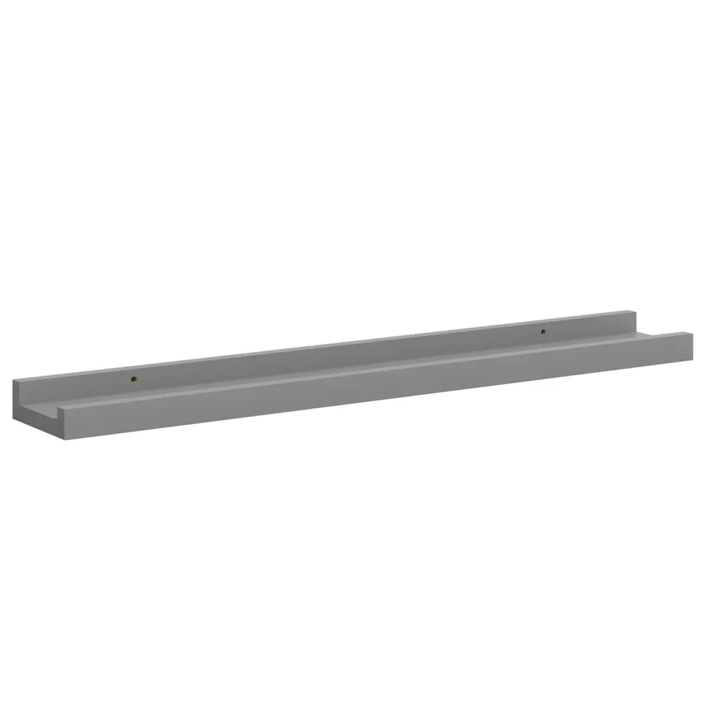 Mensole da Parete 4 pz Grigie 60x9x3 cm cod mxl 47795
