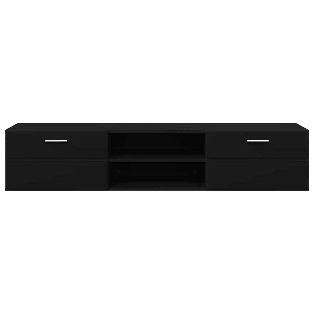 Armadio in Legno Nero 150 x 39 x 30 cm Legno multistrato 880232