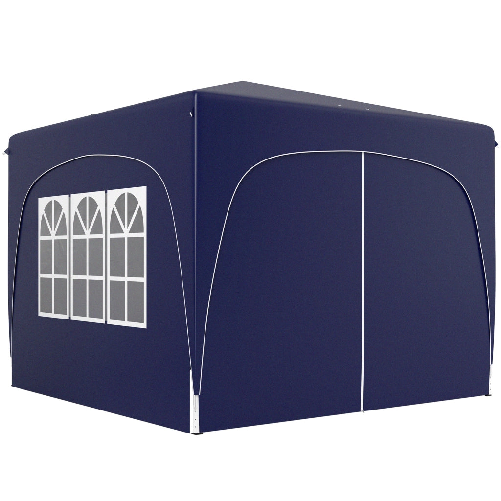 Gazebo da giardino pieghevole ¨C zephmum ¨C Grigio sabbia 3x3 m