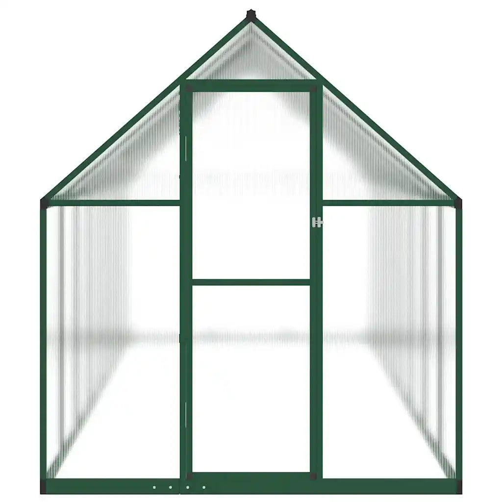 Telaio Serra con Base Verde 445x169x195 cm in Alluminio
