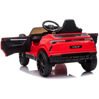 Macchina Elettrica per Bambini 12V con Licenza Lamborghini Urus Rossa