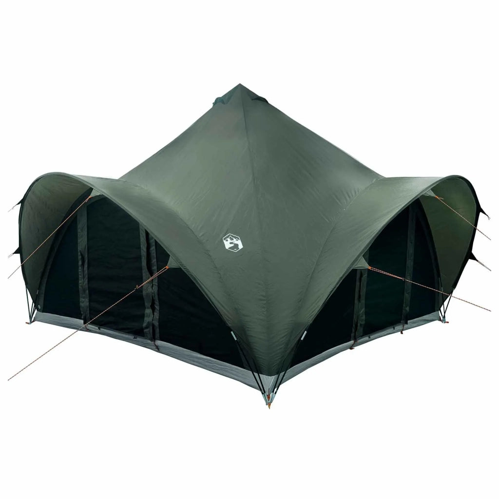 Tenda Tipi Verde militare 6 persone Poliestere e Acciaio 42028626