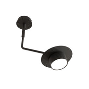 Plafoniera Minimal Cerere Acciaio Nero 1 Luce Gx53 Ip20