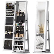 Specchio Portagioie 3 in 1 ¨C Zephmum ¨C Bianco 55x55x161 cm