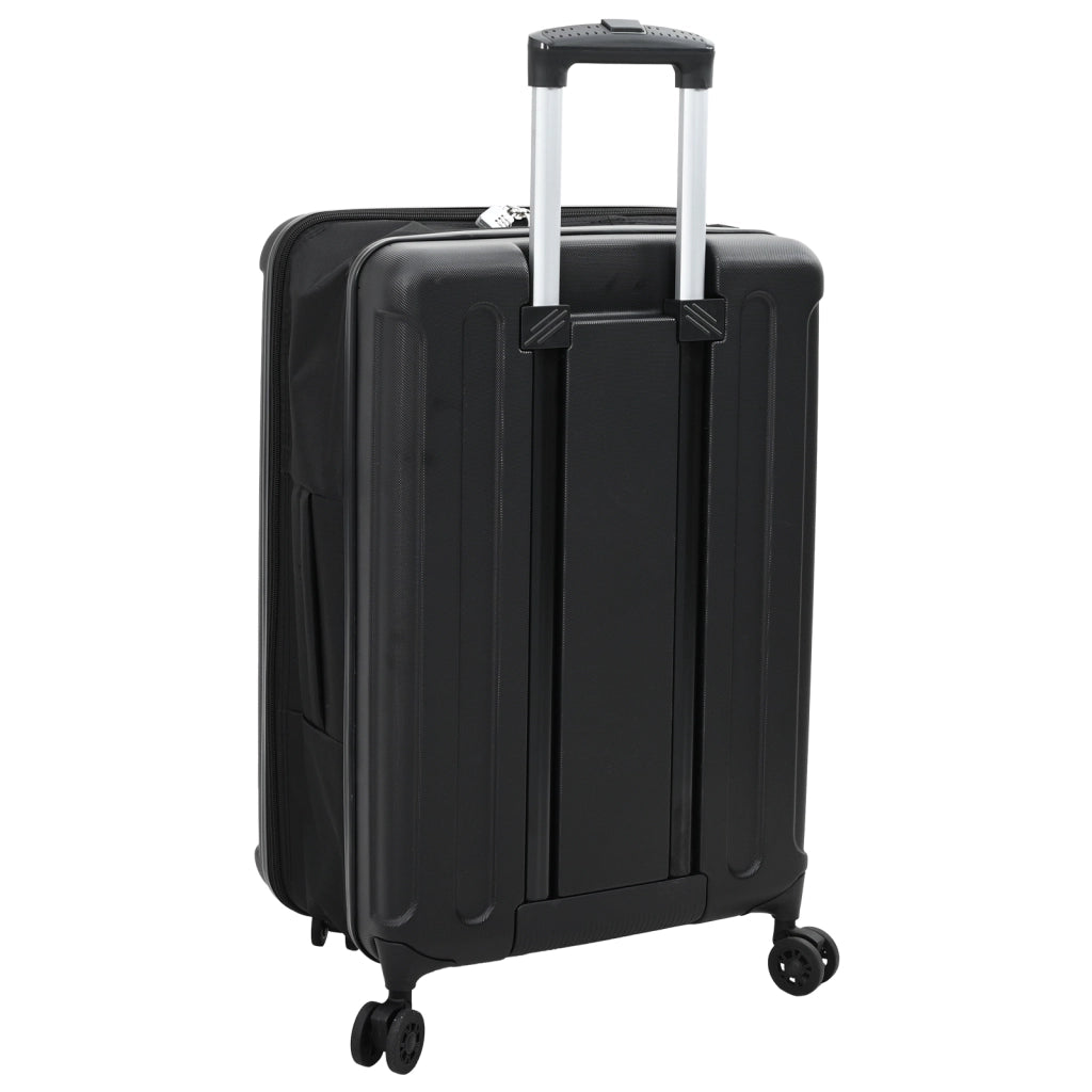 Valigia Pieghevole Rigida 24'Nera 43x27x66 cm ABS