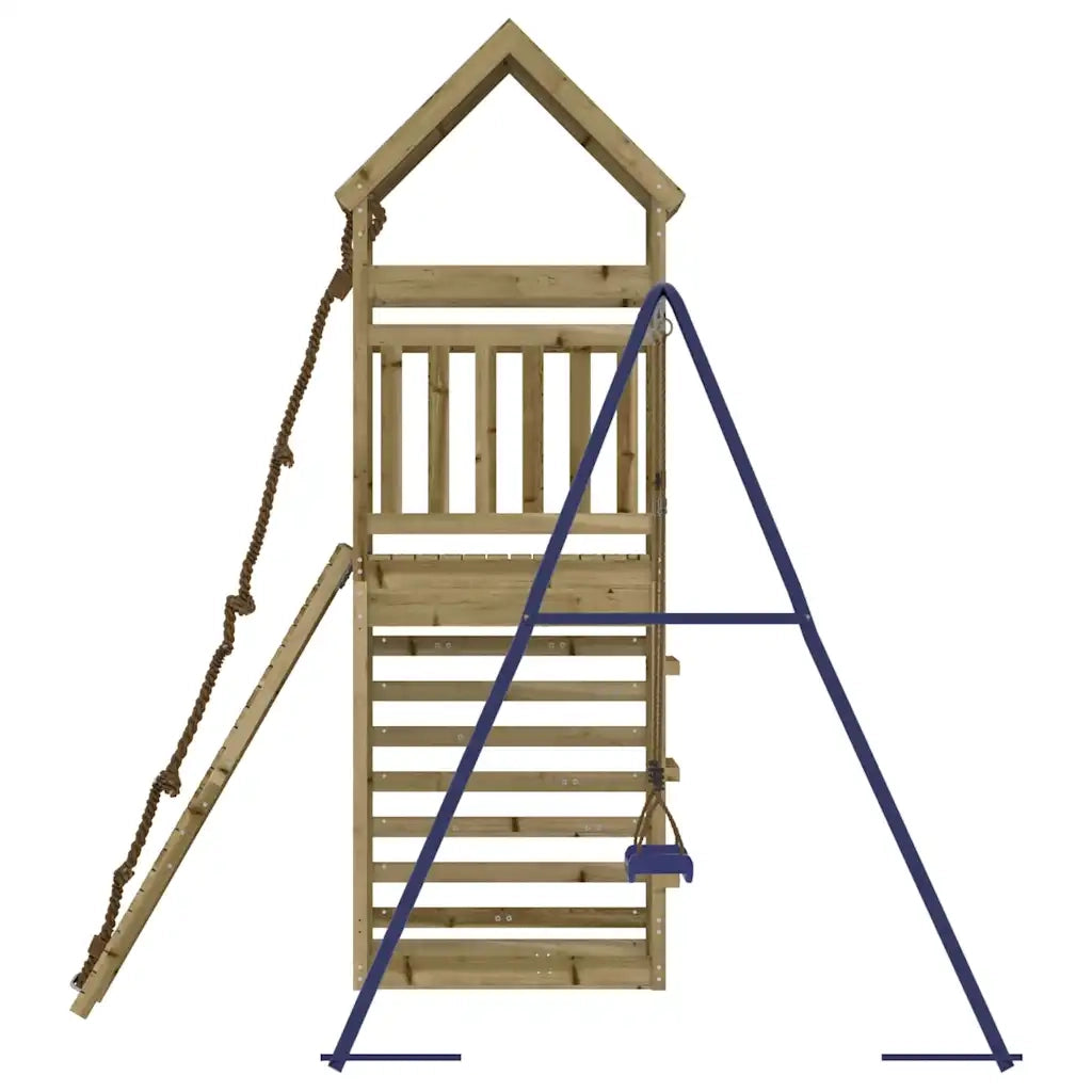 Set da Gioco da Esterno in Legno di Pino Impregnato 3156924