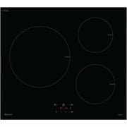 SAUTER SI934B - Piano cottura a induzione - 3 fuochi - 8300W - L60 cm - Nero