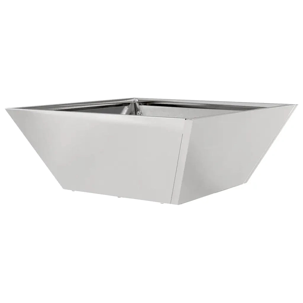 Vaso da giardino 5 pz-Set di 5 Fioriera da Esterno-Contenitore per Piante Argento 40 x 40 x 15 cm