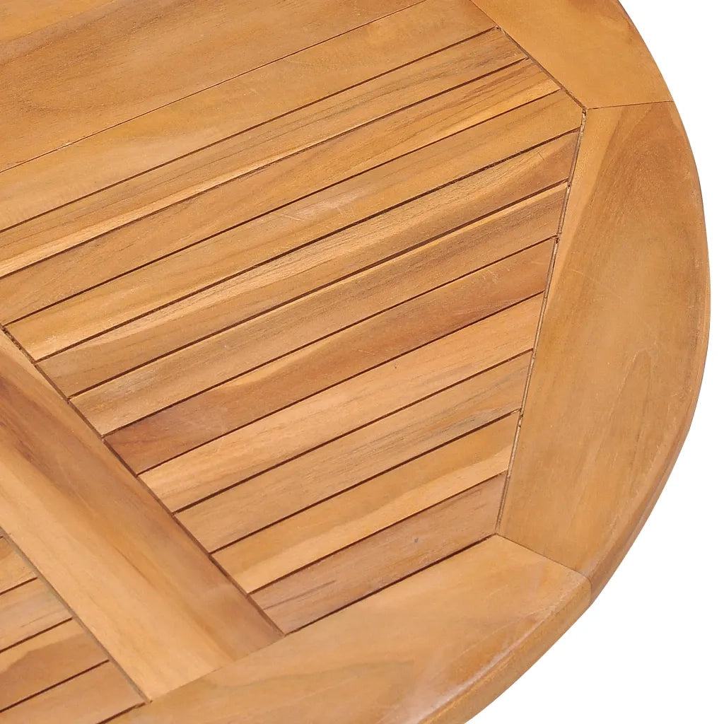Set da Pranzo da Giardino 5 pz Pieghevole in Massello di Teak cod mxl 46499