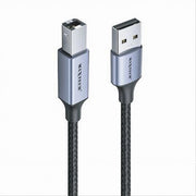 Trade Shop - Cavo Usb Bm2.0 Maschio 480 Mbps 3 Mt Compatibile Stampante Etichettatrice F-bm02 -