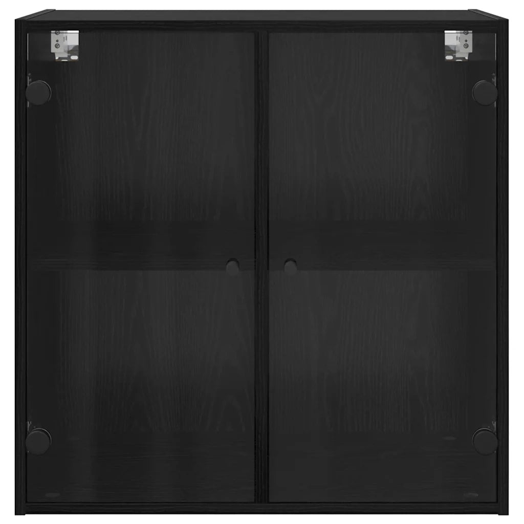 Armadietto a muro Rovere Nero 68 x 37 x 68,5 cm 882912