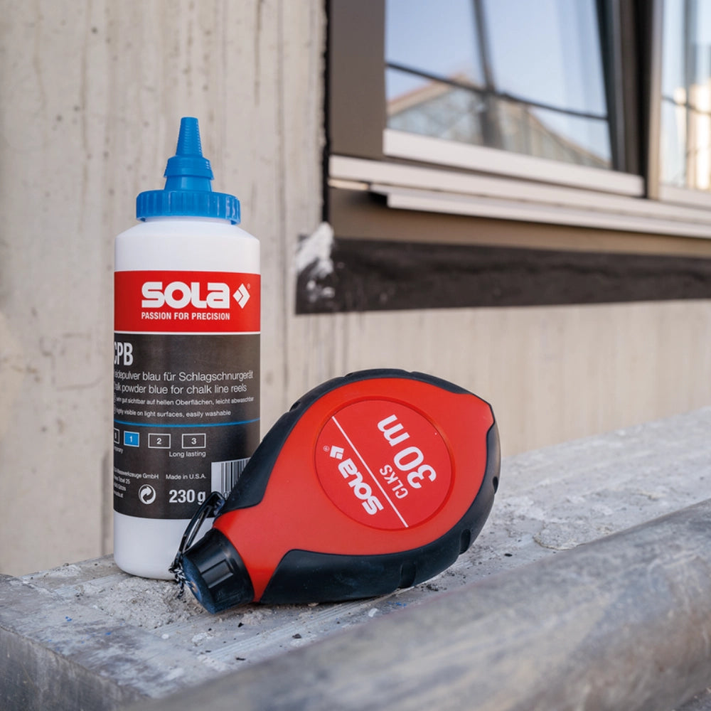 Set marcatura tracciatore clks filo 30 metri gesso blu preciso veloce resistente