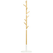 Appendiabiti da parete ¨C zephmum ¨C legno naturale ?37,8x175,6 cm