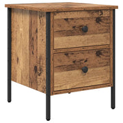 Comodino | Armadio da Notte | Mobiletto da notte con cassetto Legno vecchio 40 x 42 x 50 cm