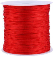 Corda in Nylon da 100M x 0,8mm - Corda a Rattail - Corda per Gioielli - Utilizzo Creativo - Alta Qualità - Corda per Gioielli