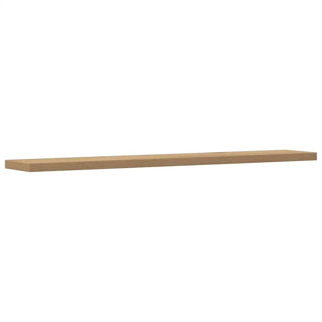 Mensole Parete 4pz Rovere Artigianale 60x20x1,5cm in Truciolato 856298
