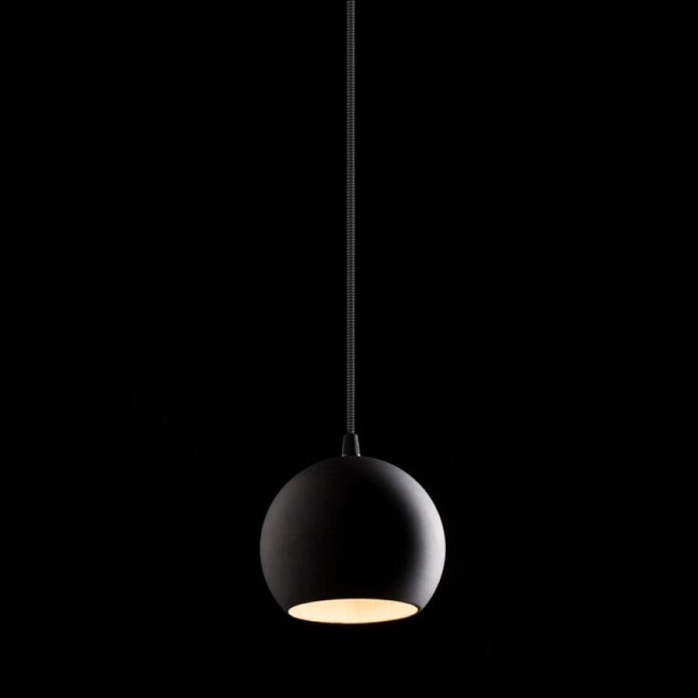 Lampadario COPA a sospensione nero vetro 230V E27 28W