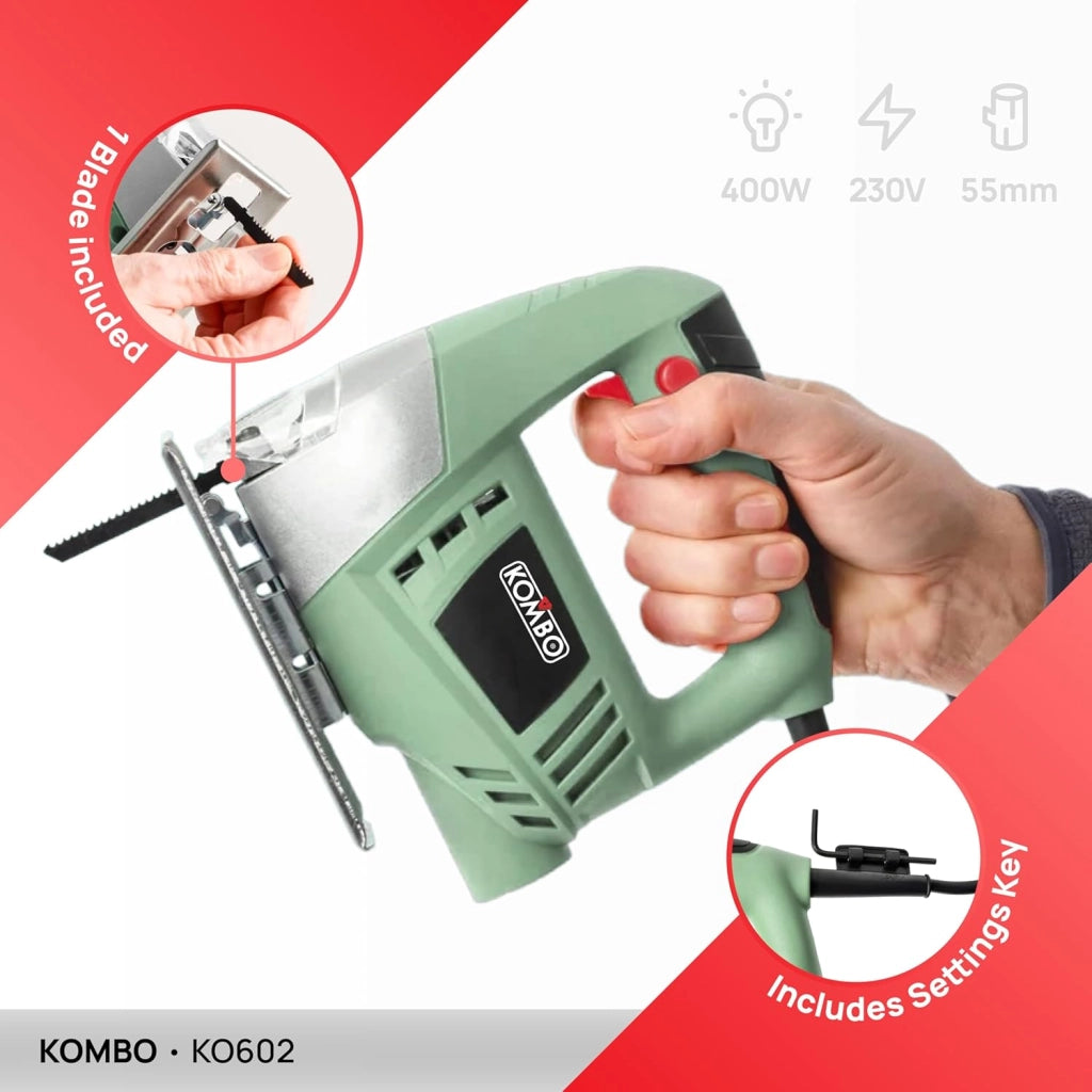 Seghetto Alternativo Professionale KOMBO 400W - Velocità rotazione 3000 giri/minuto