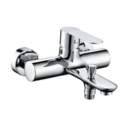 Miscelatore rubinetto oceania esterno vasca in ottone cromato con set doccia *** confezione 1