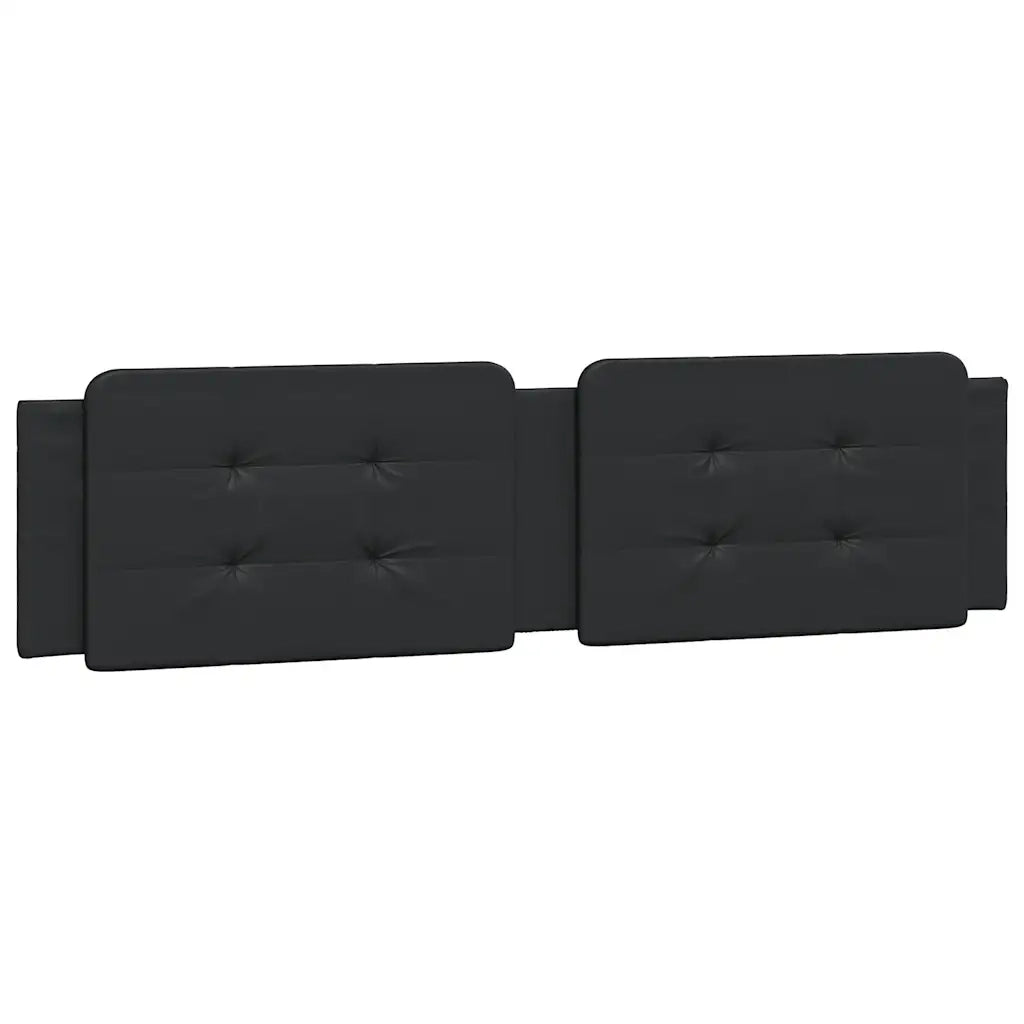 Giroletto senza Materasso-Struttura Letto Zadar Nero 160x200 cm in Similpelle