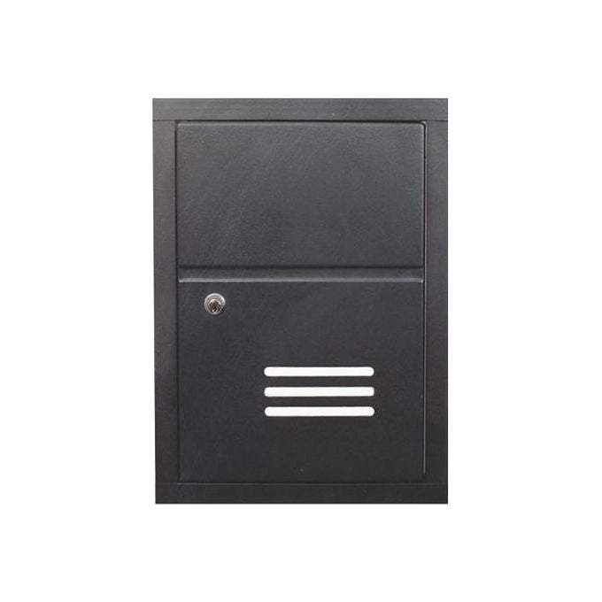 Alubox SC1 Sportello da Incasso in Alluminio Anodizzato per Esterno con Kit di Fissaggio colore Ghisa