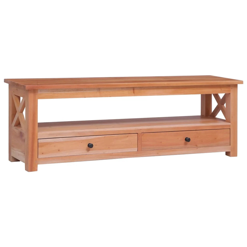 Mobile TV multimediale scaffale TV credenza mobile TV sala da pranzo soggiorno camera da letto 120 x 30 x 40 cm legno massello di mogano marrone 02_0025815