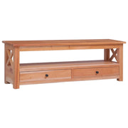 Mobile TV multimediale scaffale TV credenza mobile TV sala da pranzo soggiorno camera da letto 120 x 30 x 40 cm legno massello di mogano marrone 02_0025815