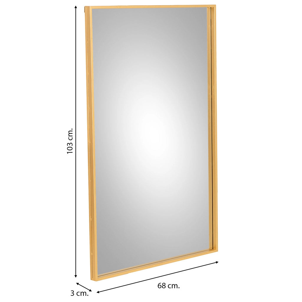 Specchio da parete rettangolare 68x103x03h cm