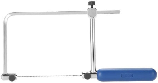 Sega a fiamma U con 6 lame spiral - Hout - Metallo - Plastica - Maniglia ergonomico - Sega a fiamma con telaio