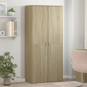Scarpiera-Scaffale per scarpe Rovere Sonoma 80x39x178 cm in Legno Multistrato