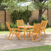 Sedia da Giardino 4 pcs Marrone 57 x 72 x 109 cm 3154134
