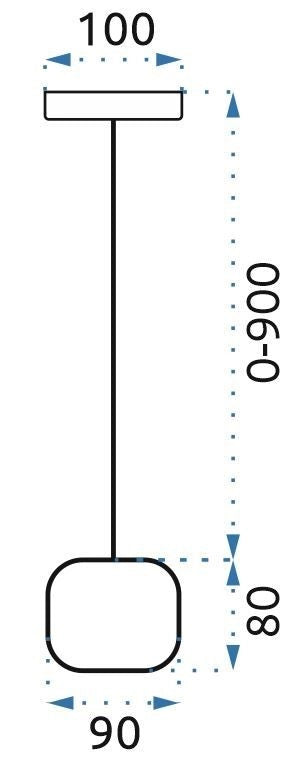 Lampada Black Shine APP595-1CP