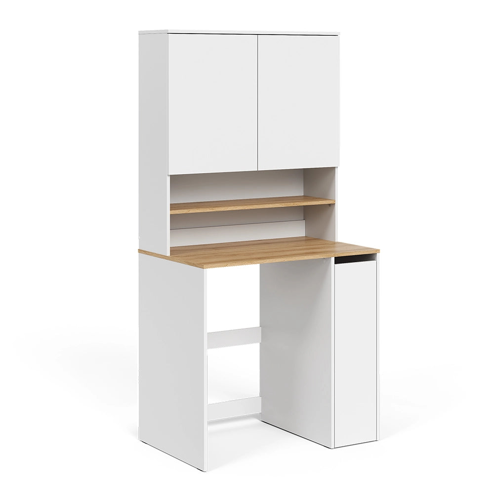 Vicco Mobile lavatrice Bianco/Artisan 93.6 x 88.2 cm 2 parti con ripiano