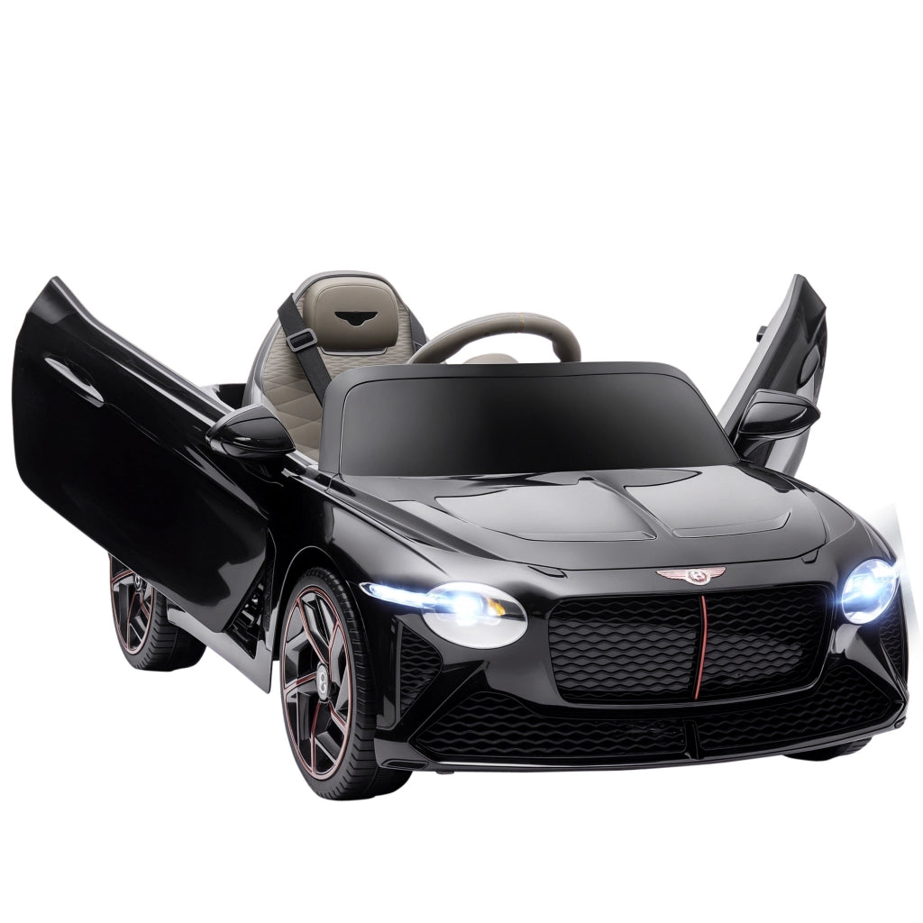 Auto elettrica per bambini Bentley Bacalar nero ¨C zephmum ¨C 12V 2 motori telecomando 3-5 anni