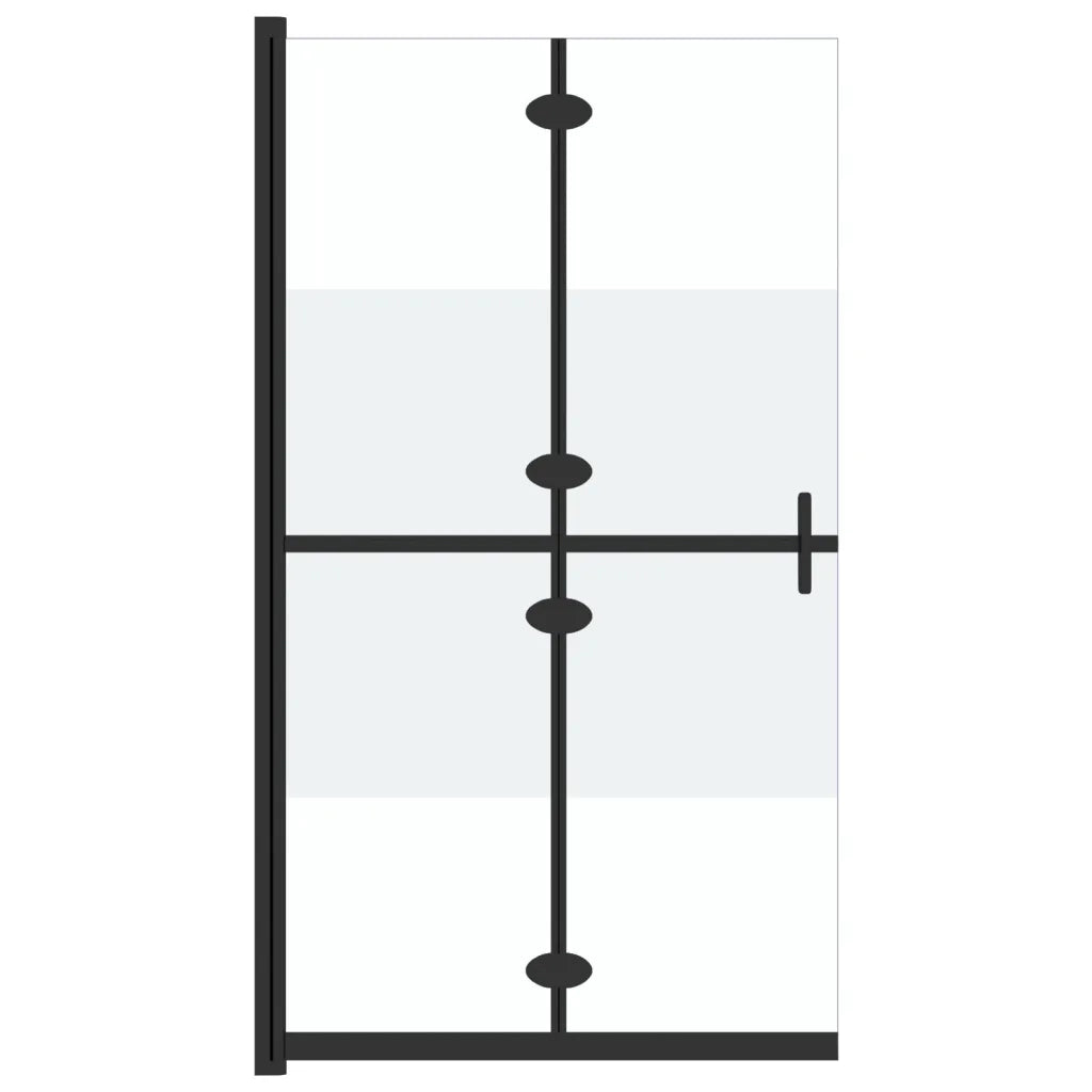 Parete per Doccia Walk-in Pieghevole in Vetro ESG 120x190 cm CFW7452004